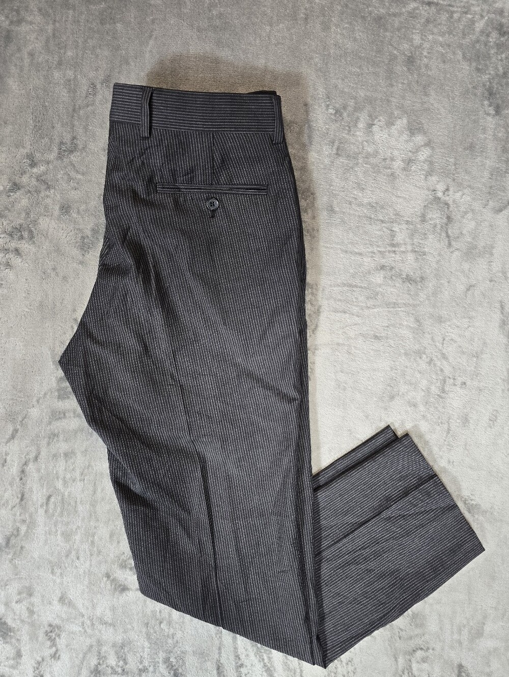 Brooks Brothers Classic Pinstripe Dress Pants Trousers Size 30x30 Fits 32x28